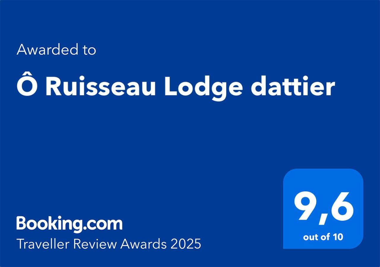 O Ruisseau Lodges - Lodge Dattier Saint-Louis Exterior foto